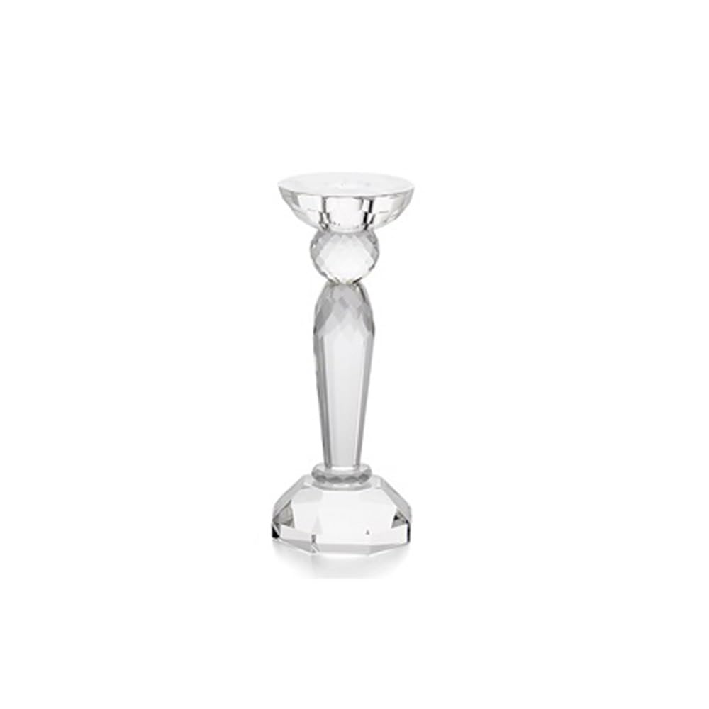 Candlestick Holders Creative Crystal Candlestick Elegant Candle Holder Centerpiece for Wedding, Church, Halloween, Dining, Home Decor Candle Holders(Large)