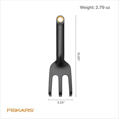 Fiskars Eco Cultivator with Wide Angled Tines, Ergonomic Handle, UV Resistance, Ideal for Loosening Soil and Removing Weeds