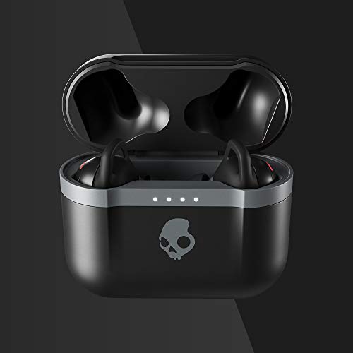 Skullcandy Indy Evo in-Ear Wireless Earbuds, 30 Hr Battery, Microphone, Works with iPhone Android and Bluetooth Devices - Black