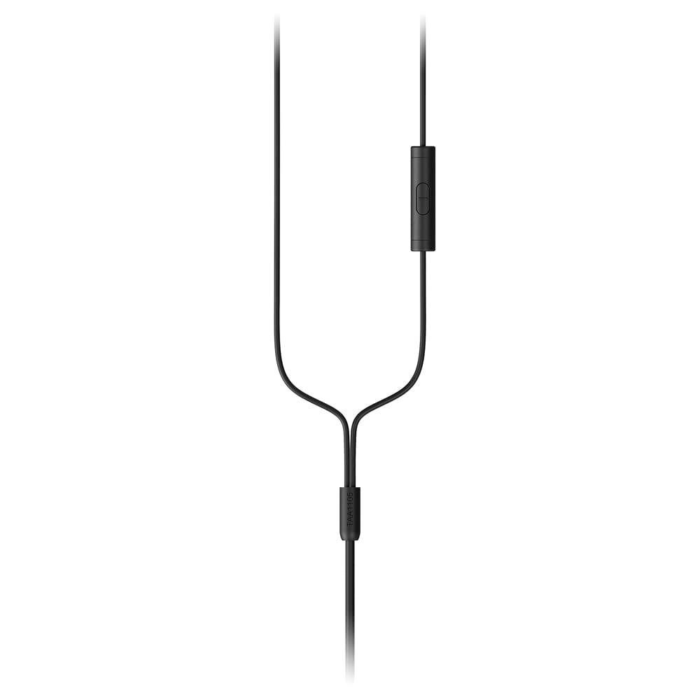 Philips Audio TAA1105BK/00 Sports Headphones with Microphone, in-Ear Headphones (Flexible Ear Hook, Bass Beat Vent, IPX2 Sweat Resistant, Secure Fit, in-Line Remote Control) Black