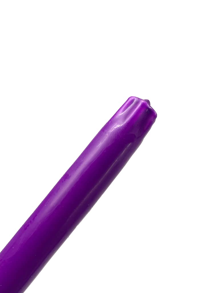 D'light Online Elegant 12" Purple Gradient Taper Candles Premium Quality- Unscented, Hand-Dipped Tapered Candles, Dripless and Smokeless - Set of 12 (12 Inch, Purple Gradient)