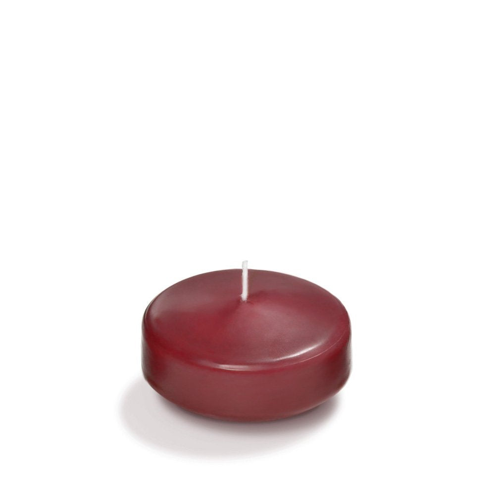 yummi Case of 18 3" Burgundy Floating Candles