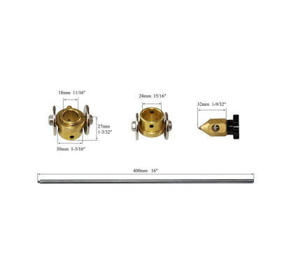 RIVERWELD L-TEC PT-31 JG-40 WSD-LG40 PT-31 Plasma Cutter cutting Torch Attachments Circle Roller Guide Wheel Compass