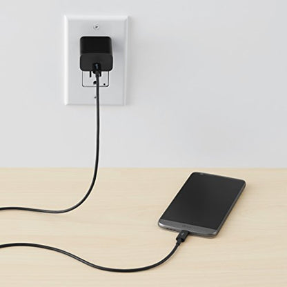 Amazon Basics USB-C to USB-C Fast Charger Cable, 480Mbps Speed, USB-IF Certified, for Fast Charging Apple iPhone 16/15, iPad, MacBook, Samsung Galaxy, Tablets, Laptops, 6 Foot, White