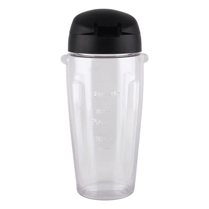 Joyparts 2PCS Replacement Parts Cups with Lids 20oz Smoothie Bottle ， Compatible with Oster Classic Series Blender