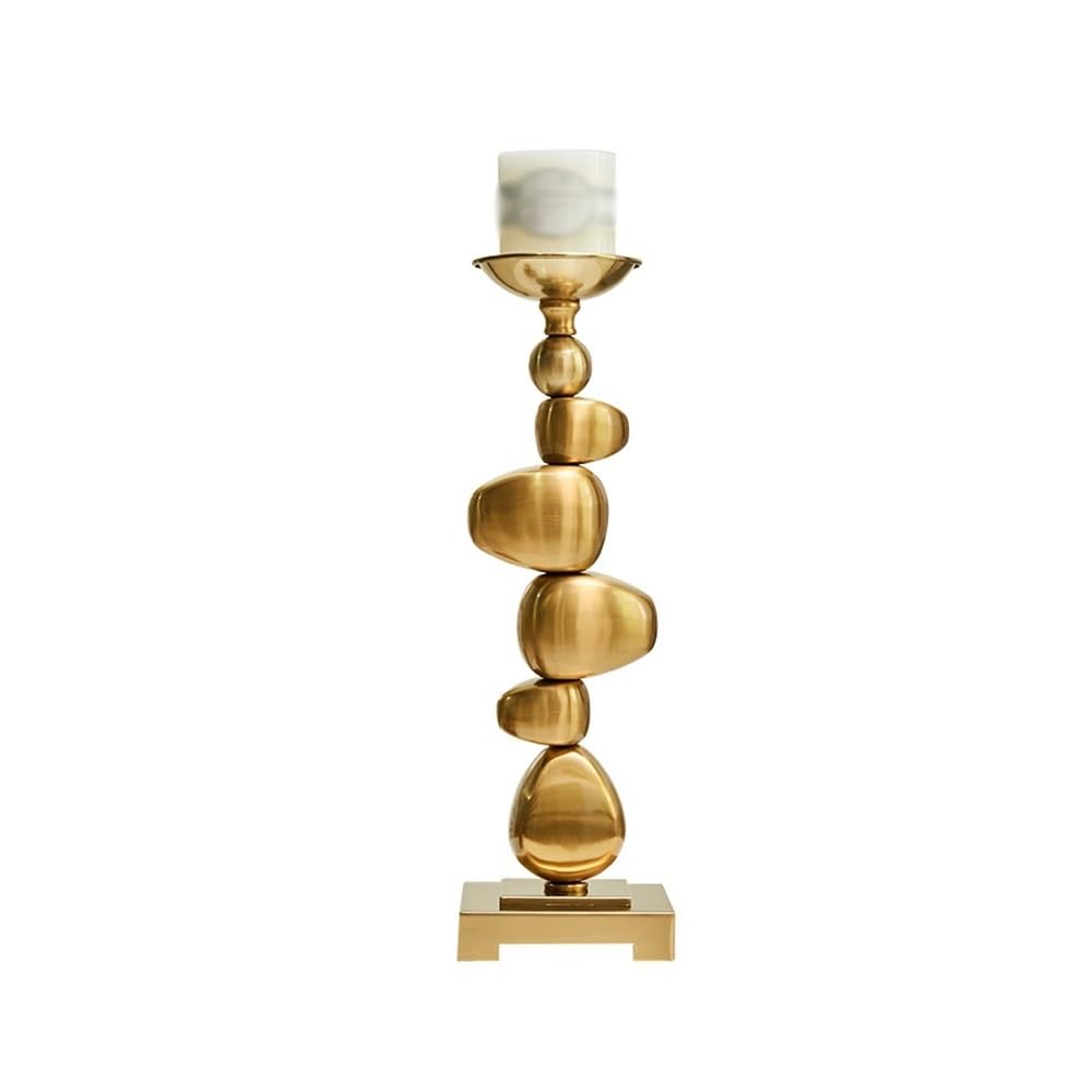 Candlestick Holders Retro Aromatherapy Candle Holder Modern Light Luxury Decorative Ornaments Alloy Candlestick Candle Holders(Small)