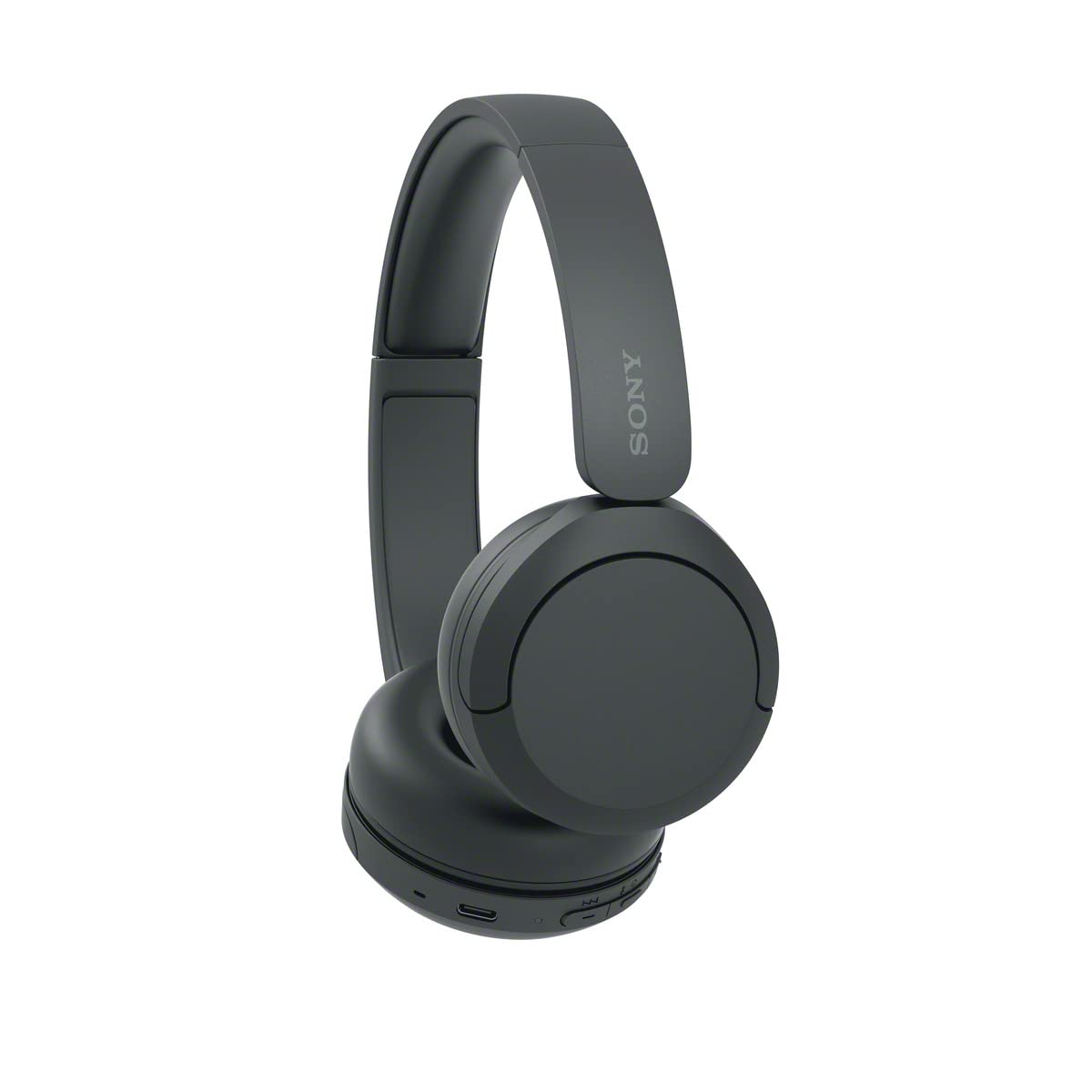 Sony WH-CH520 Wireless Headphones Bluetooth On-Ear Headset with Microphone and up to 50 Hours Battery Life with Quick Charging, Black