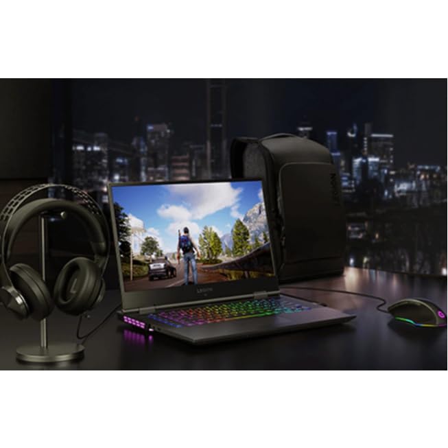 Lenovo Legion H500 PRO 7.1 Surround Sound Gaming Headset, Noise-Cancelling Mic, Memory Foam & PU Leather Earcups, Stainless Steel Headband, PC, PS4, Xbox One, Nintendo Switch, GXD0T69864, Black