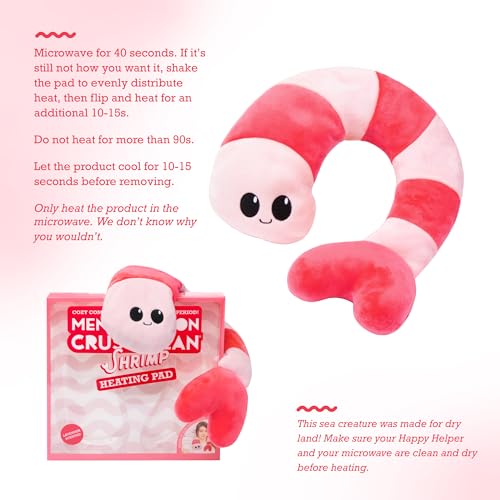 Happy Helpers Octopus Plush — Menstruation Crustacean Plushies Cute Lavender Scented Heating Pad for Cramps