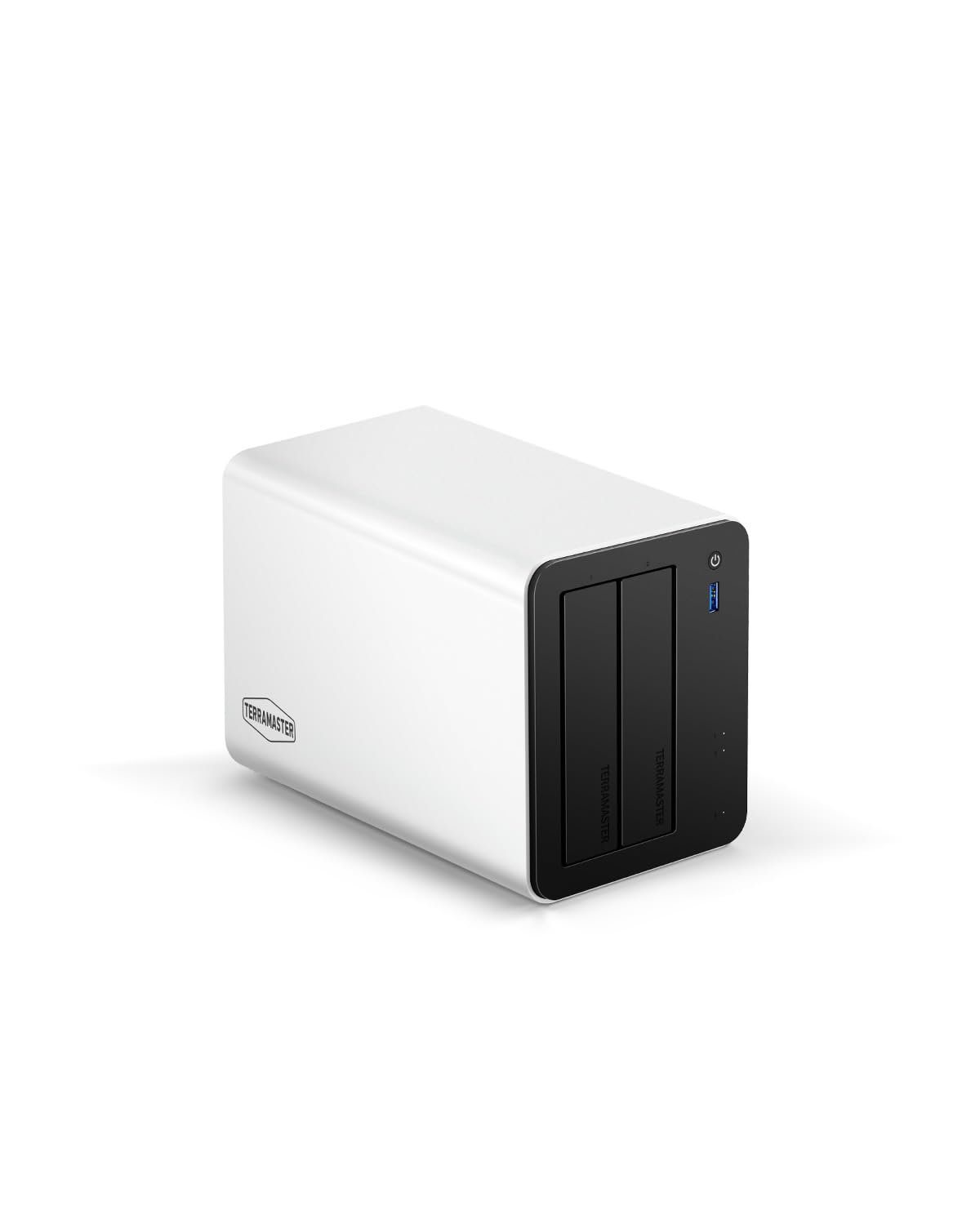 TERRAMASTER F2-425 Plus NAS Storage - 2Bay Intel N150 Quad-Core CPU, 8GB RAM DDR5, 5GbE LAN x 2, M.2 Slot x 3, Network Attached Storage for Teamwork, Multimedia Server (Diskless)