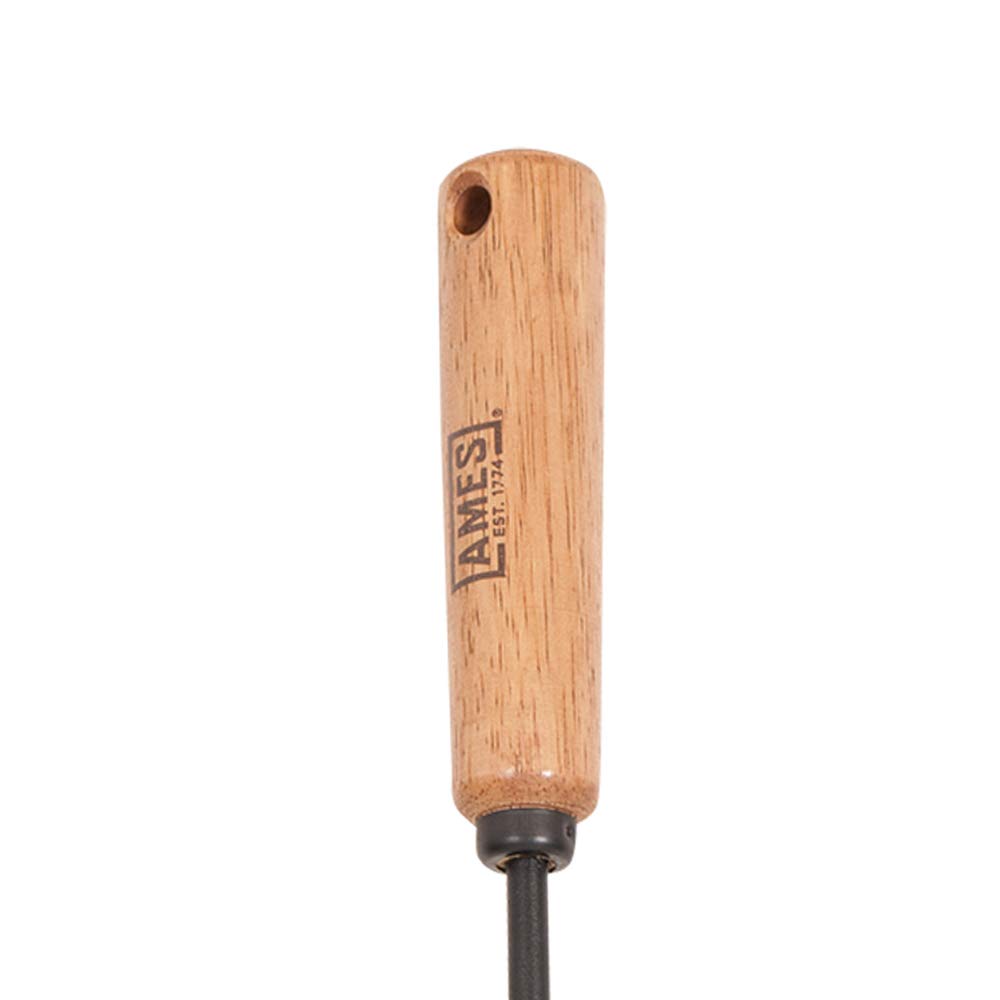 AMES 2447000 Tempered Steel Hand Weeder with Wood Handle, 12-Inch