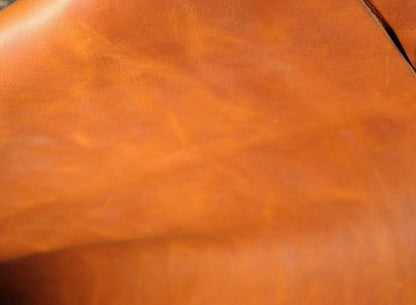 The Tannery Finished Full Grain Buffalo Genuine Leather Hides Crafts | Home Decor Leather Crafts Tooling Sewing Hobby Workshop Crafting Leather Hides Bourbon Brown 12x12