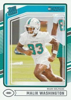 2024 Donruss Miami Dolphins Factory Sealed NFL Team Set + 20 Card Team Pack - Tyreek Hill Dan Marino Tua Tagovailoa Jaylen Waddle Rated Rookies Chop Robinson Malik Washington