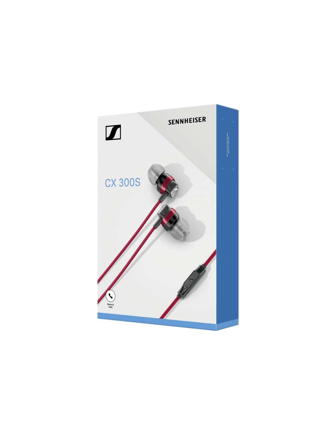 Sennheiser Canal Type Earphone Red CX 300S RED [Genuine National]