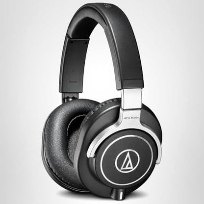 Audio-Technica ATH-M70x Closed-Back Dynamic Professional Studio Monitor Headphones