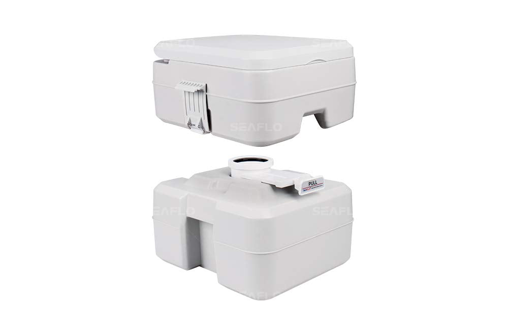 SEAFLO Portable Toilet for Marine, RV, Camping and Boat (5.3 Gallon)