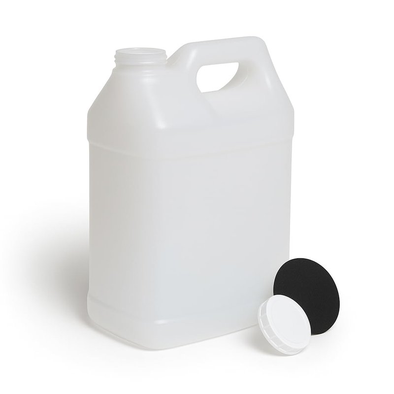 FastRack 2.5 Gallon Water Jug (Pack of 4) w/ 1 Black Rubber Cap Gripper | Reusable Plastic Jug with lid for Liquids | Heavy-Duty Water Container for Storage, Camping | BPA-Free Gallon Jugs with Lids