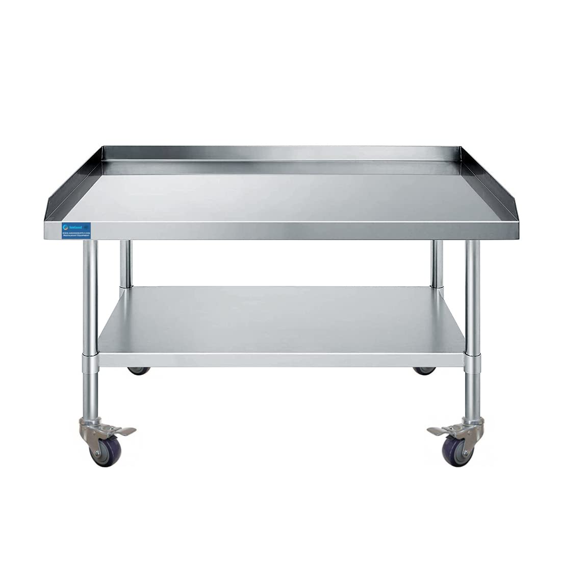 Stainless Steel Rolling Working Equipment Grill Table Stand 30 x 48 with Wheels