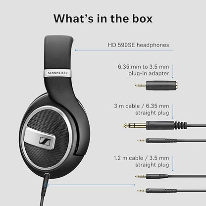 Sennheiser HD 599 - Open Headphones, Special Edition, Black, Wired