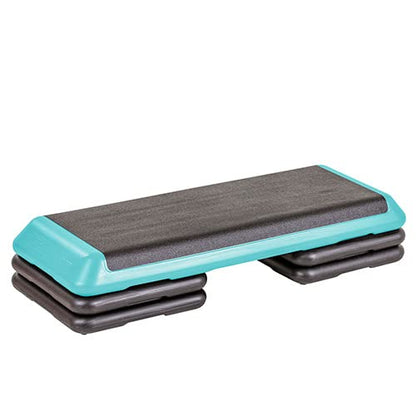 The Step Freestyle Grey Aerobic Platform, Health Club Size Steppers for Exercise