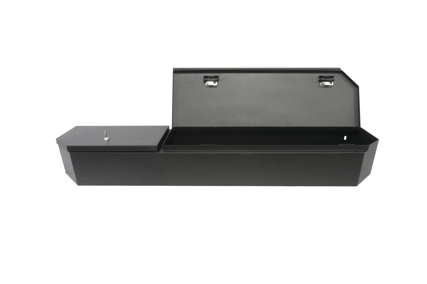 Tuffy Full-Width Under-Seat Lockbox for Ford F-150, F-250, and F-350 SuperCrew (2015–2025), Heavy-Duty Steel Rear Seat Security Safe with Pry-Guard Lock, Weather-Resistant, Quick No-Drill Install