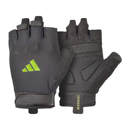 adidas Essential Training & Weightlifting Gloves, Fingerless Workout Gloves