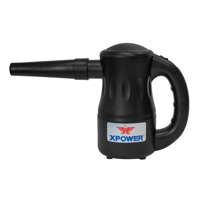 XPOWER A-2 Airrow Pro Electric Air Duster for Dusting, Drying, Inflating, Car Detailing, Computer, Leaf Blowing, 90 CFM, 7 Nozzles+2 Brushes, High Performance Motor, Eco-Friendly, Jet Black