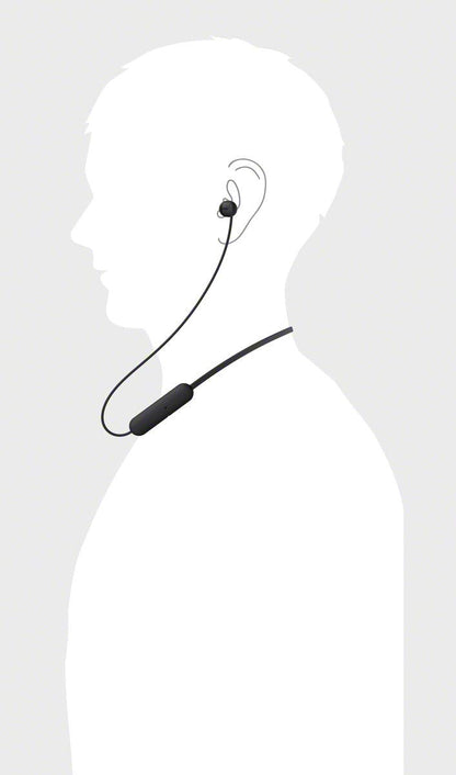 SONY WI-C200 Wireless Bluetooth Headphones - Black