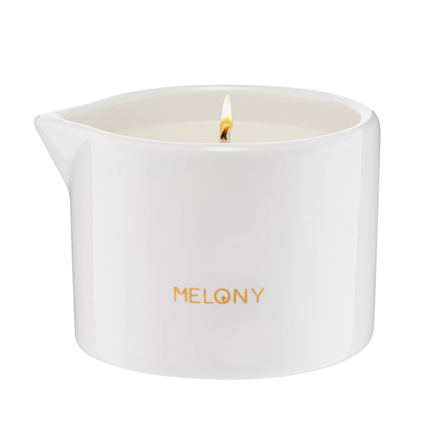 MELONY Massage Candle | Gentle Softening for Nourished, Hydrated, Balanced Skin (Unscented 130 g / 4.59 oz)