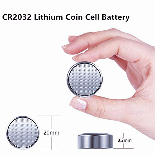 Nightkonic 50 pcs Pack - CR2032 Battery 3v Lithium Button Cell Coin 2032 Battery