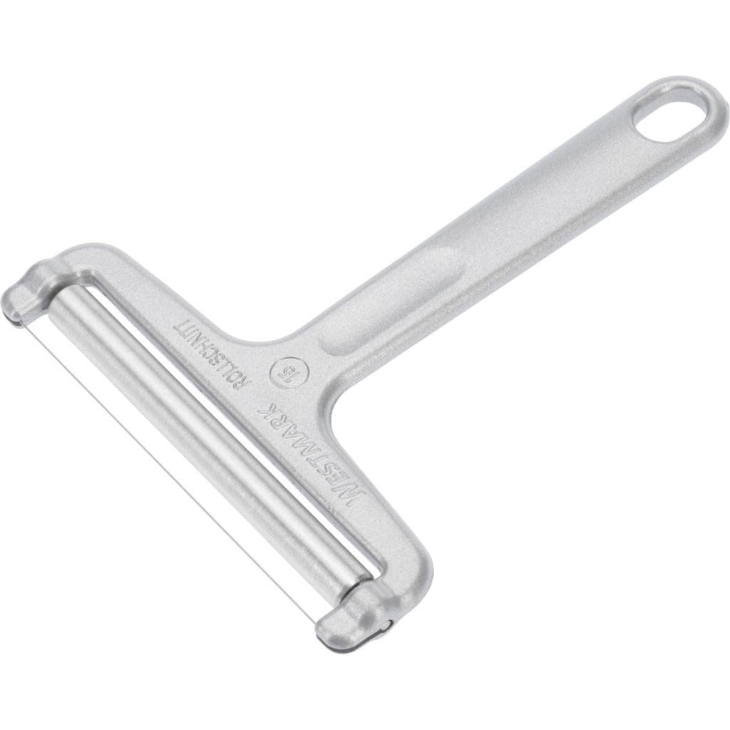 Westmark Germany Heavy Duty Stainless Steel Wire Cheese Slicer Angle Adjustable (Grey),7" x 3.9" x 0.2" -