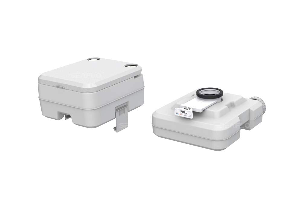 SEAFLO Portable Toilet for Marine, RV, Camping and Boat (2.6 Gallon)