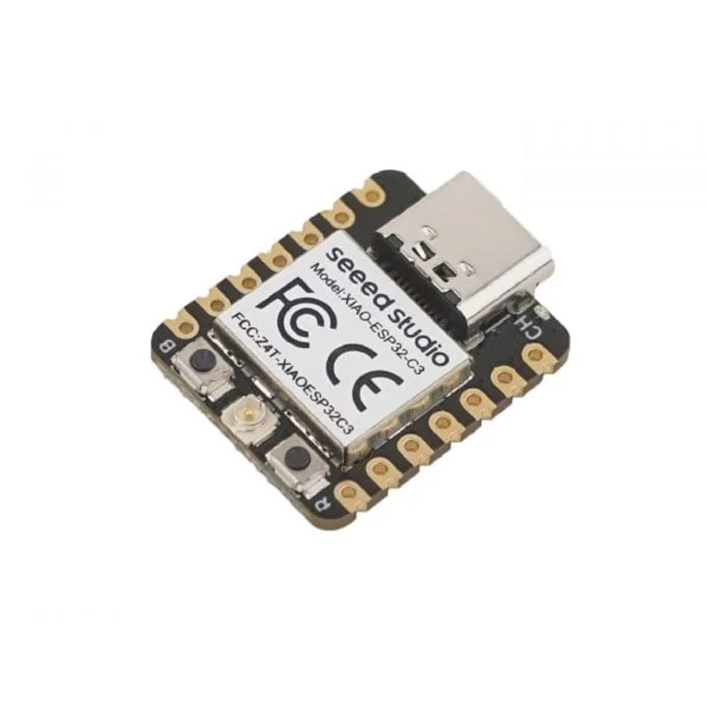 Seeed Studio XIAO ESP32C3 - Tiny MCU Board with Wi-Fi and BLE for IoT Controlling Scenarios. Microcontroller with Battery Charge, Power Efficient, and Rich Interface for Tiny Machine Learning. …