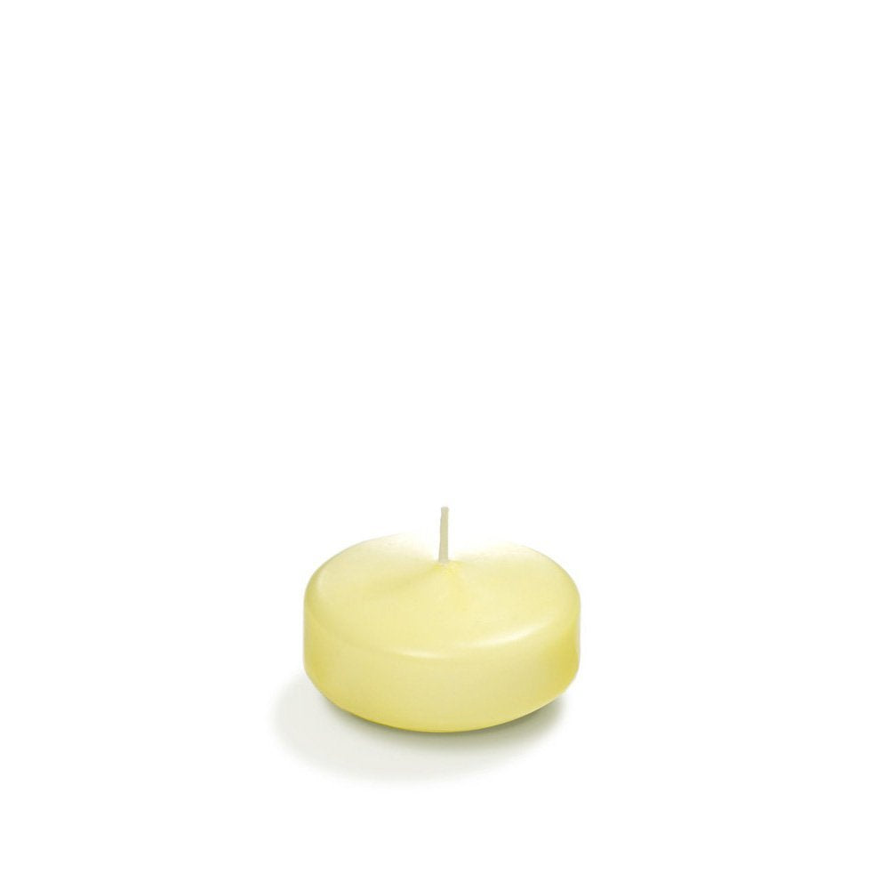yummi 2.25" Buttercup Yellow Floating Candles - 6 per Pack