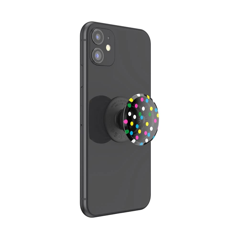 PopSockets Phone Grip for MagSafe with Kickstand, Magnetic Stand, Swappable Top, Secure Hold for iPhone MagSafe Cases, Phone & Tablet Grip - Clear
