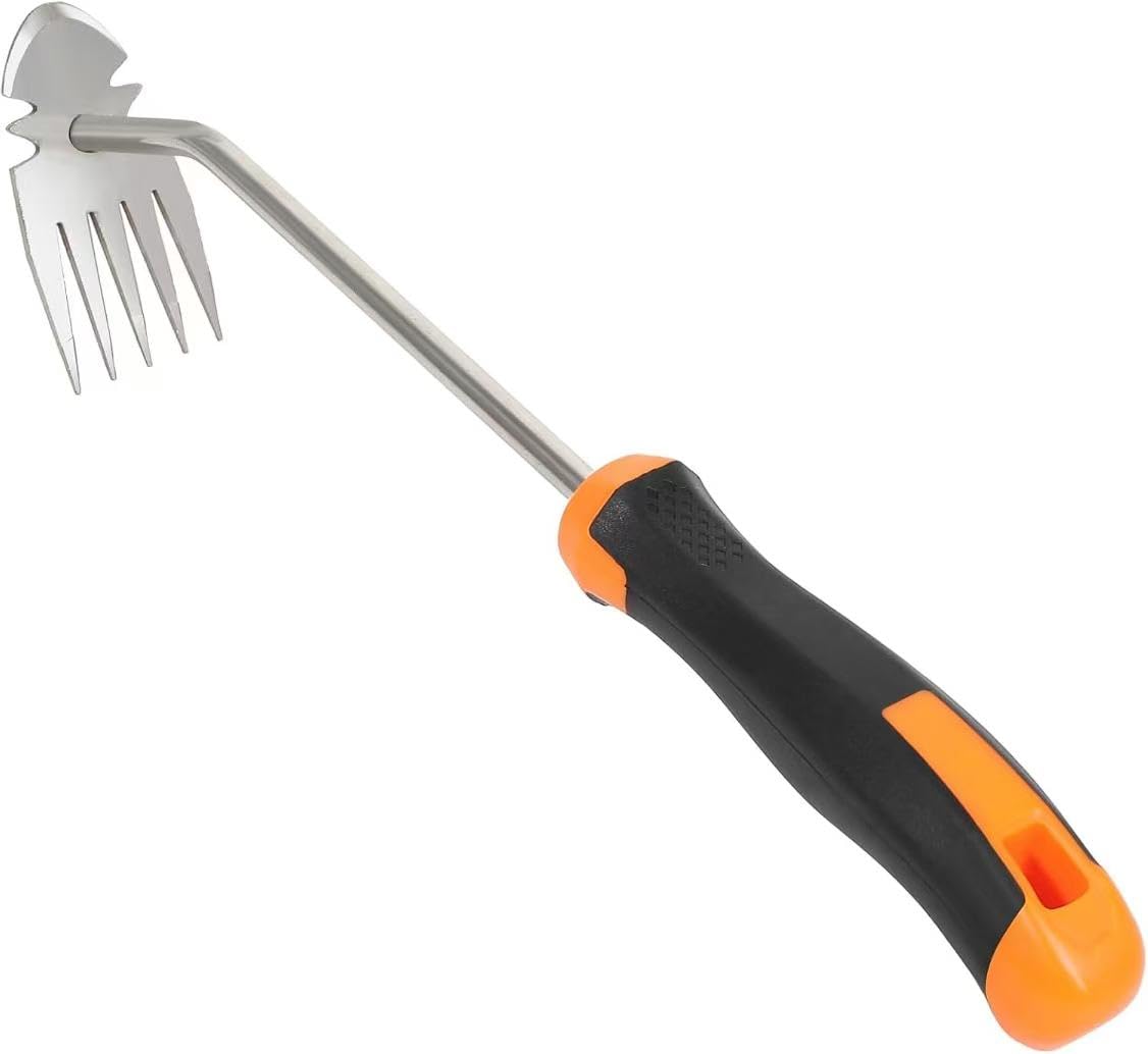 2026 New Gardening Weeding Tools,Portable Garden Weeder Tool,Portable Garden Weeding Tool for Vegetable Gardening Backyard Farm Planting & Weeding (Rubber Handle)