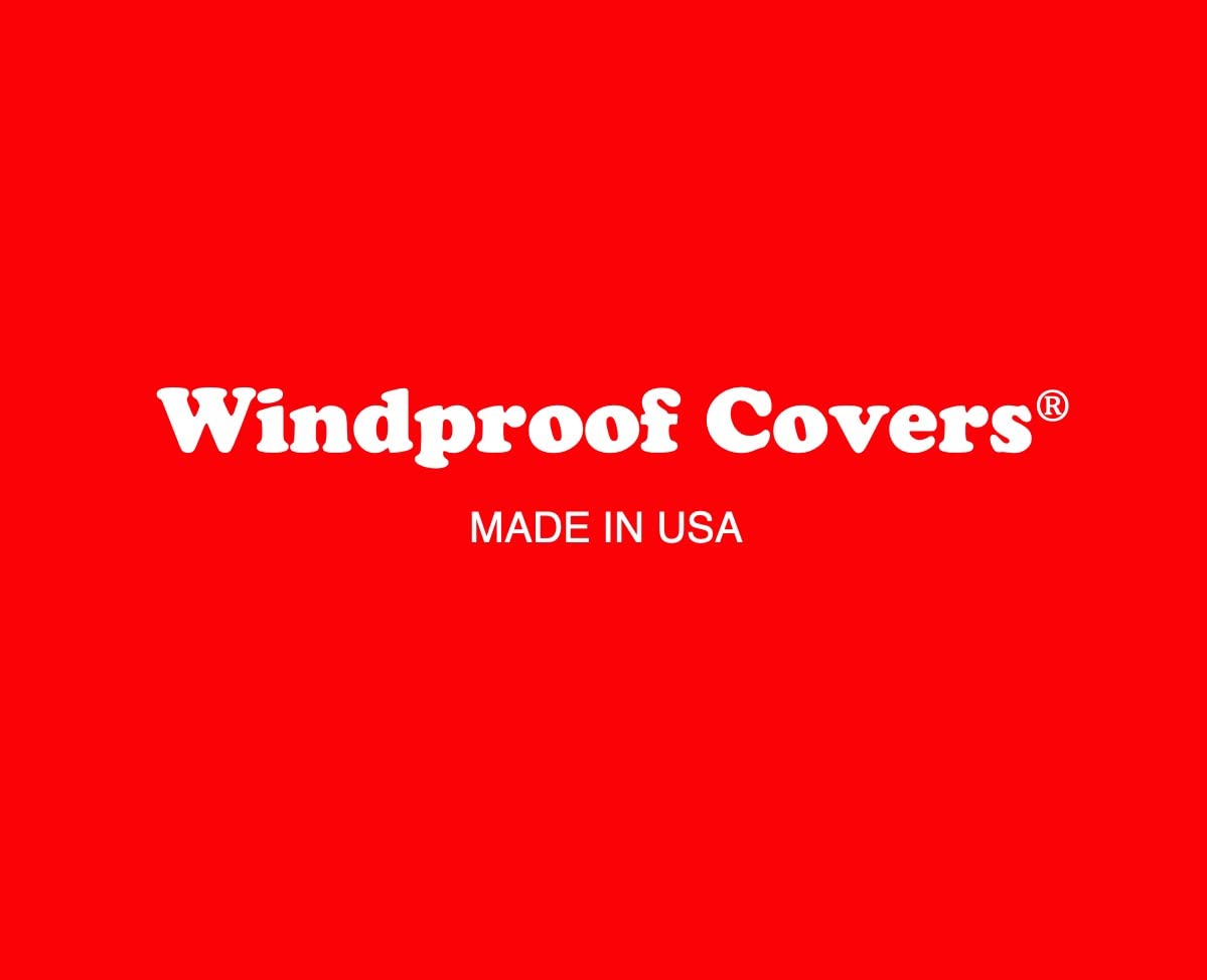 Windproof Covers 44 inch Heavy Duty Premium Vinyl Grill Cover to fit Summerset TRL Built-in Grill