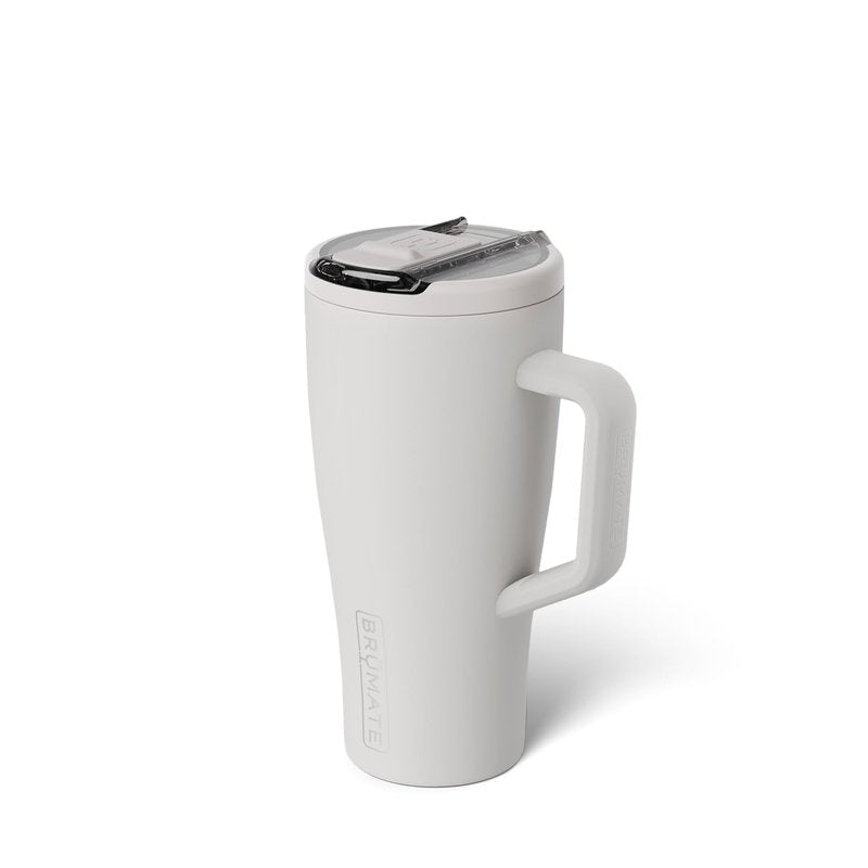 BrüMate Era Flip 40oz Tumbler with 100% Leakproof Covered Straw Lid | Hygienic Covered Straw | Insulated Stainless Steel Water Bottle with Handle | Cup Holder Friendly | BPA-Free (Dune)