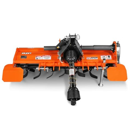 MechMaxx 53 in Rotary Tiller, 3 Point Hitch Cat.1, Chain Drive, PTO Shaft Included with Shear Bolt, 18–35 HP, LRT53