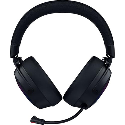 Razer Kraken V4 Pro Wireless Gaming Headset: OLED Control Hub - HD Haptics - 2.4GHz Wireless - Bluetooth - USB - 3.5 mm - Super Wideband Mic - For PC, Mac, PS5, Nintendo Switch, Steam Deck, Smartphone