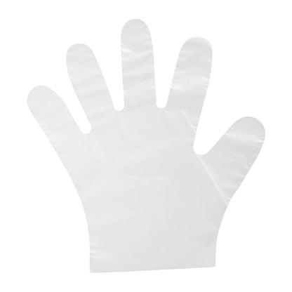 Juvale 100-Pack Transparent Plastic Disposable Food-Safe Gloves for Cooking, Kitchen Prep, Baking, and Food Handling (One Size Fits Most, Clear) - Plastic Gloves
