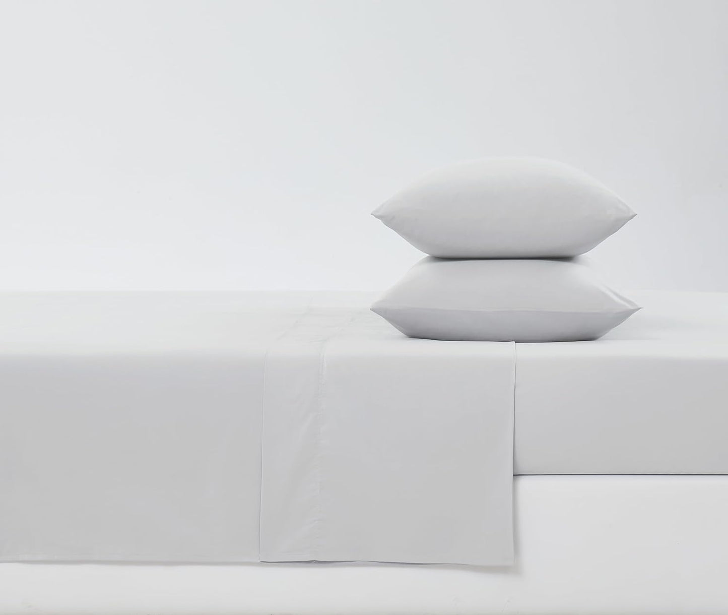 Linen Closet Luxury Cotton Blend 3-Piece Sheet Set, Twin XL, Light Gray