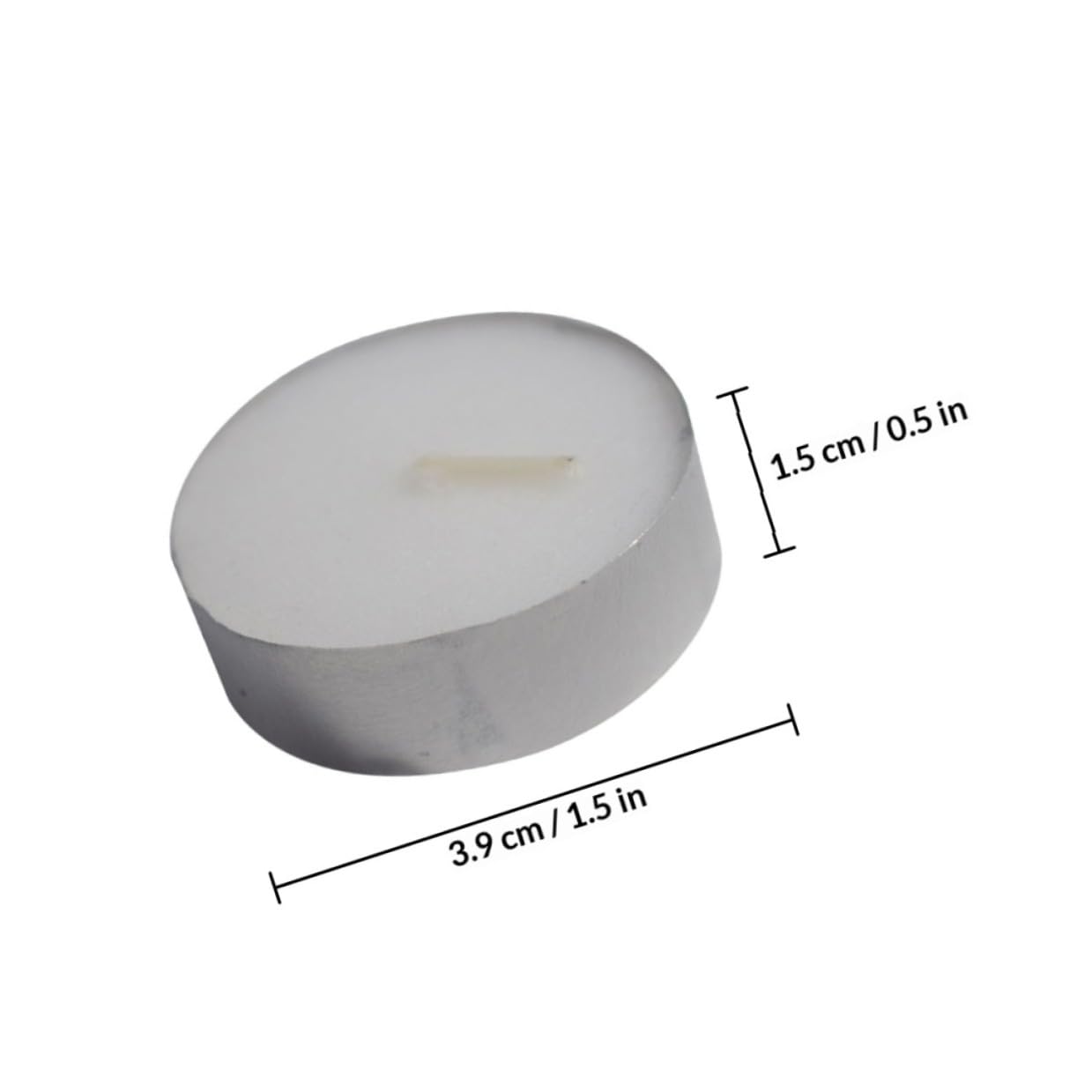 Toyvian 10pcs White Mini Round Tea Light Candles Smokeless Paraffin Small Candles Bulk Pack for Bathrooms and Shopping Malls, Long Burning, for Home Decor and Relaxation