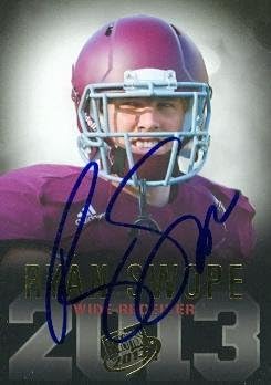 Sports Memorabilia Ryan Swope Autographed Football Card (Texas A&ampM) 2013 Press Pass No.42 Rookie
