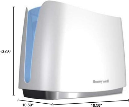 Honeywell Cool Moisture Humidifier, Medium Room, 1 Gallon Tank, White – Invisible Moisture Humidifier for Baby, Kids, Adult Bedrooms – Quiet and Easy to Clean with UV Technology for Everyday Comfort
