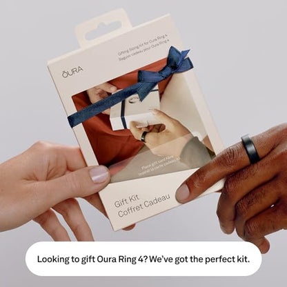 Oura Ring 4 - Brushed Silver - Size 9 - Smart Ring - Unique Sizing, Not Standard US Ring Sizes - Size First - Sleep Tracking Wearable - Heart Rate - Fitness Tracker - Up to 8 Days of Battery Life