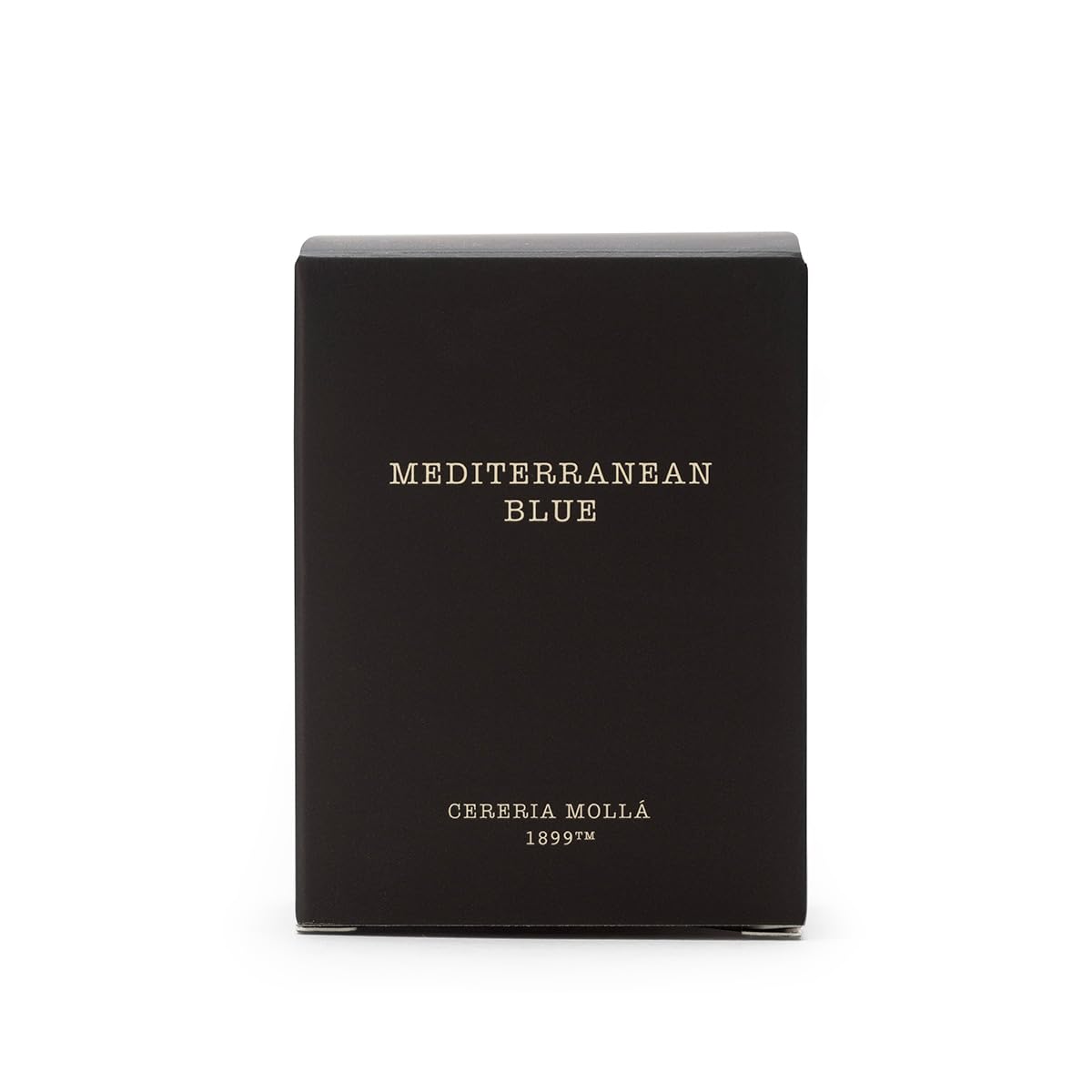CERERA MOLLA 1899 | Mini Mediterranean Blue Aromatic Candle | 20 Hour Burn Time | Natural Fragrance | Recyclable Packaging | Artisan Candle