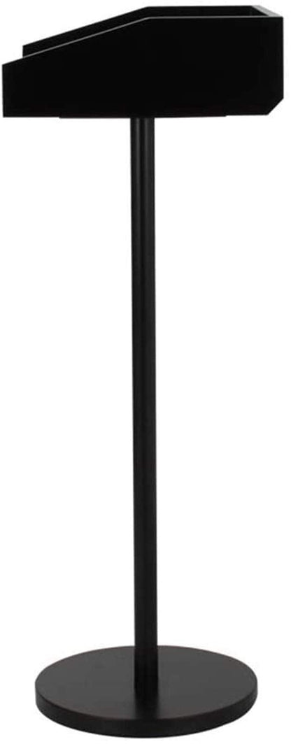 LaseVe Lectern Podium Stand, Lectern Free-Standing Floor Standing Pulpit Hotel Restaurant Entrance Podium Welcome Table Speaking Stage Master of Ceremonies for Church School Presentation
