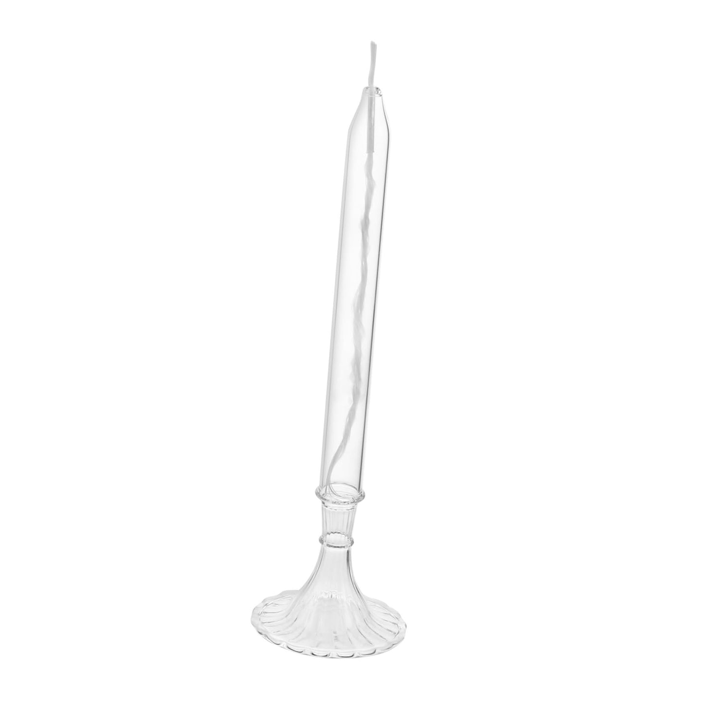Refillable Liquid Oil Candle Lamps Vintage Kerosene Lamp Candle Holders Glass Paraffin Shabbat Candle Holder Cup and Wick for Home