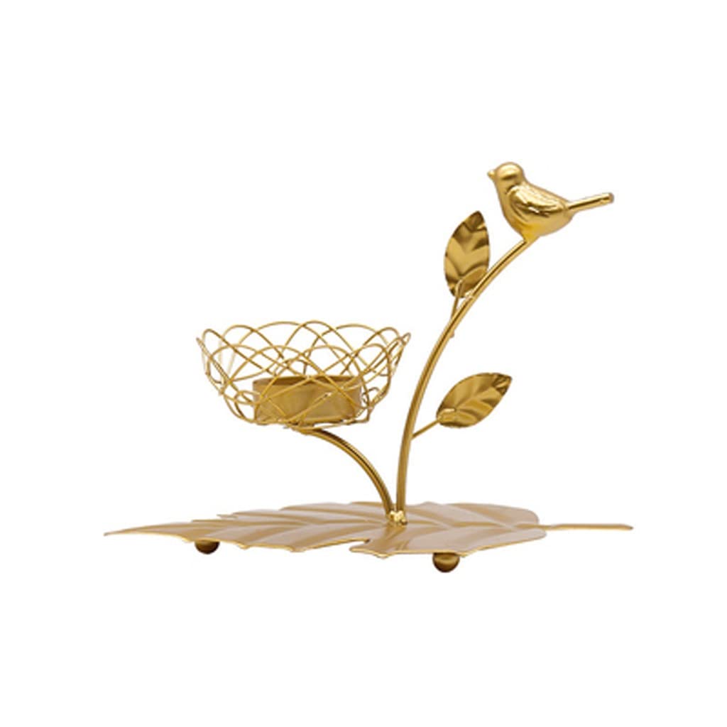 Candlestick Holders Iron Bird Candlestick Decoration Creative Table Candlestick Home Romantic Candlelight Dinner Props Candle Holders (Size : A)